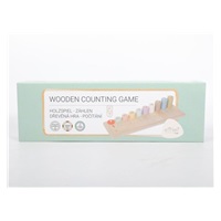 Dřevěné nasazovací montessori počítadlo