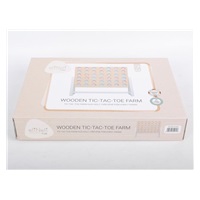 Dřevěné piškvorky Farma - hra pro dva