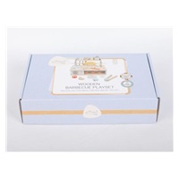 Dřevěný gril pro děti s doplňky - BBQ sada