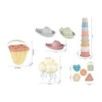 Hračky do vody pro děti - sada 5v1 v kyblíku