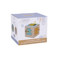 Montessori activity kostka se zámky