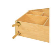 Montessori dětská knihovna (regál) - domeček