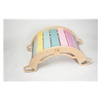 Montessori duhová houpačka 5in1 natur, bez povrchové úpravy