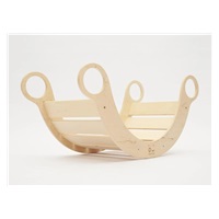 Montessori houpačka 5in1 light, natur okraje, lakované desky