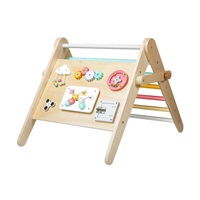 Montessori rostoucí Piklerové trojúhelník 3v1 s activity boardem a prknem 2v1 - fresh - 2. jakost