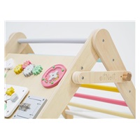Montessori rostoucí Piklerové trojúhelník 3v1 s activity boardem a prknem 2v1 - fresh - 2. jakost