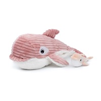 Plyšová kosatka - máma s miminkem, růžová