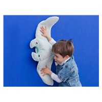 Plyšová manta (rejnok) - máma s miminkem, mintová