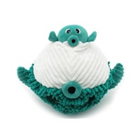 Plyšová ryba Blowfish - máma s miminkem, Zelená