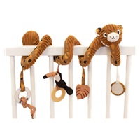 Plyšová spirála na postýlku tygr