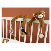 Plyšová spirála na postýlku tygr