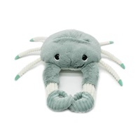 Plyšový krab - máma s miminkem, mintová