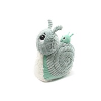 Plyšový šnek - máma s miminkem, mintová