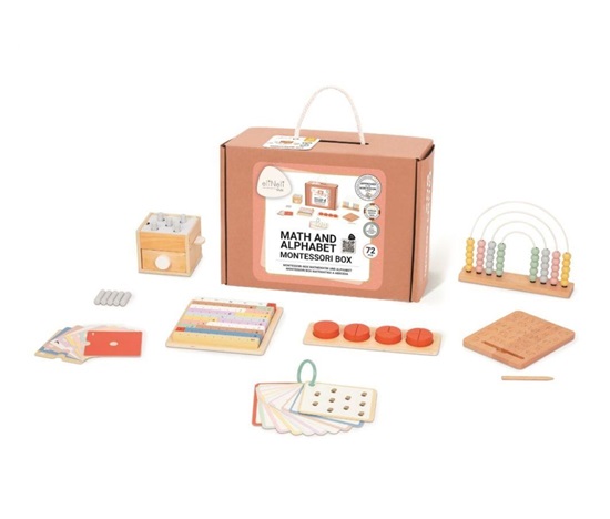 Sada montessori hraček pro děti od 2 let (25+ měsíců) - edukativní box