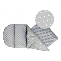 Set do postýlky - 7dílná sada Šedá s hvězdami