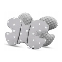 Set do postýlky - 7dílná sada Šedá s hvězdami