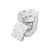 Set do postýlky - 7dílná sada Zajíc a sova