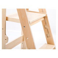 Skládací učící věž rostoucí 2v1 - lakovaná s kreslící tabulí