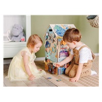 Svítící activity board domeček - Pirát pastel