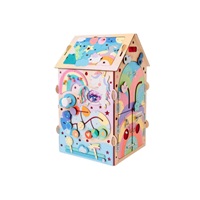 Svítící activity board domeček - Pro princezny