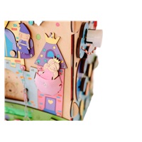 Svítící activity board domeček - Pro princezny