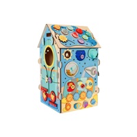 Svítící activity board domeček - Ve vesmíru