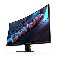 GIGABYTE LCD - 27" Gaming monitor GS27QCA, Prohnutý VA 1500R, 2560x1440 QHD, 180Hz, 5000:1, 250cd/m2, 1ms, 2xHDMI, 1xDP