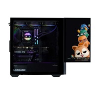 ZALMAN case Z10 DS, Mid Tower, ATX, Integrovaný Monitor, 2xUSB 3.0, 1xUSB-C, 1x ARGB + 2x 120mm Fan, černá