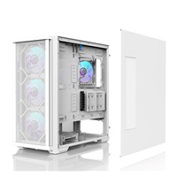 ZALMAN case Z10 DUO White, Mid Tower, ATX, 2xUSB 3.0, 1xUSB-C, 4x ARGB Fan, bílá