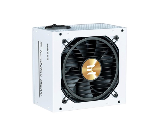 ZALMAN zdroj TeraMax II, 850W, 120mm, 80Plus Gold, Plně Modulární, ATX 3.0, bílá