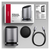 AXAGON HMC-WL9, USB 10Gbps hub s Qi, 3x USB-A, USB-C, HDMI & DP 4k/60Hz, RJ-45 GLAN, PD 100W, kabel USB-C 60cm