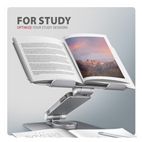 AXAGON STND-LR, hliníkový stojan pro notebooky 10" - 17" s nastavitelnou výškou, úhlem a 360° rotací