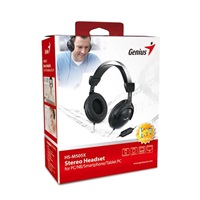 BAZAR - GENIUS sluchátka s mikrofonem HS-M505X, single jack, poškozený obal