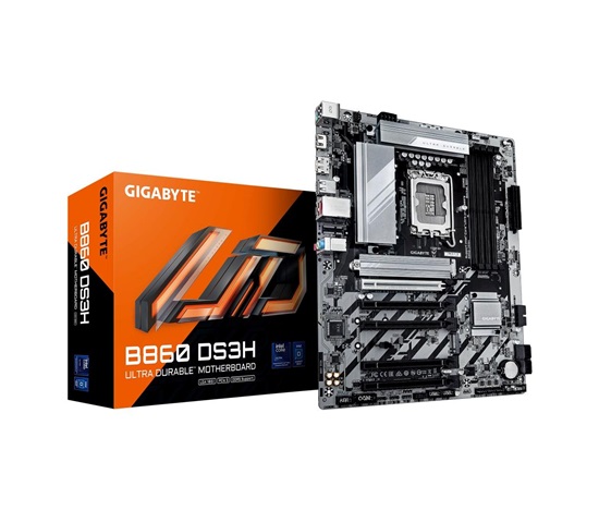 GIGABYTE MB Sc LGA1851 B860 DS3H, Intel B860, 4xDDR5, 1xDP, 1xHDMI, ATX