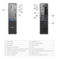 LENOVO PC ThinkCentre neo 50s Gen5 - i5-14400,16GB,512SSD,HDMI,DP,VGA,Int. Intel UHD 730,Black,W11P,3Y Onsite
