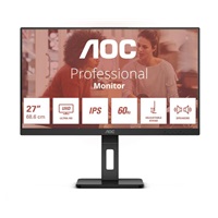 AOC MT IPS LCD WLED 27" U27E3UF - IPS panel, 3840x2160, 2xHDMI, DP, USB 3.2, repro, pivot