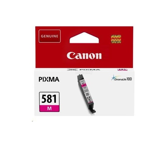 Canon CARTRIDGE CLI-581 purpurová pro PIXMA TS615x, TS625x, TS635x, (237 str.) BAZAR/POŠKOZENÝ OBAL