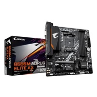 GIGABYTE MB Sc AM4 B550M AORUS ELITE AX, AMD B550, 4xDDR4, 1xHDMI, 1xDVI, mATX