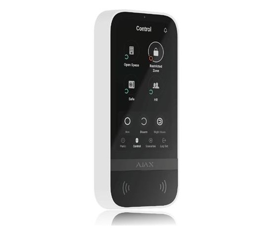 Ajax  KeyPad TouchScreen (8EU) ASP white (58455)