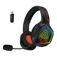 CONNECT IT Herní sluchátka s mikrofonem BIOHAZARD Blast, Bezdrátové RF 2.4GHz a Bluetooth, černá