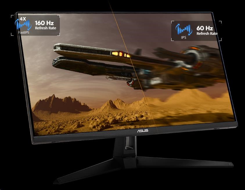 Obr. Rychlost obnovení 160 Hz a doba odezvy 1,0 ms (gtg) 1742765c