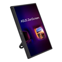 ASUS LCD ZenScreen MB169CK, 15.6" FHD, 250nits, 60Hz, 5ms, USB-C, Mini HDMI, Black