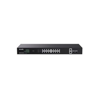 Tenda TEG1120P-16-250W (16xPoE 802.3af/at 10/100/1000Mbps, Uplink 2xRJ45 + 2xSFP) 230W