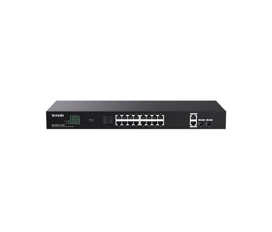 Tenda TEG1120P-16-250W (16xPoE 802.3af/at 10/100/1000Mbps, Uplink 2xRJ45 + 2xSFP) 230W