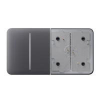 Ajax  SideButton (2-gang) - Boční dvou tlačítko, grafitová