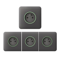 Ajax  SideCover (smart) - Boční kryt zásuvky, horizontální, šedá