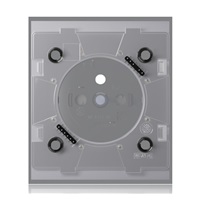 Ajax  CenterCover (smart) - Středový kryt zásuvky, horizontální, šedá