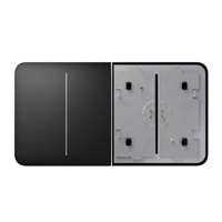 Ajax  SideButton (2-gang) - Boční dvou tlačítko, černá