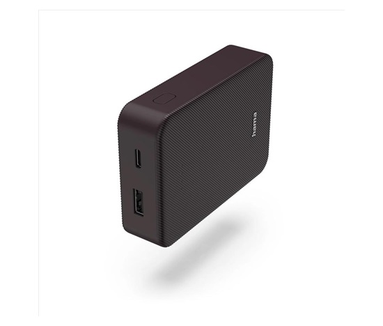 Hama Colour 10, powerbanka 10000 mAh, 3 A, výstup: USB-C, USB-A, slivková ( povidlová )