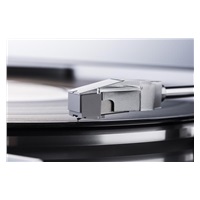 BAZAR - Denon DP-29F plně automatický gramofon, řemínkový pohon, zabudovaný MM předzesilovač stříbrný - Rozbaleno